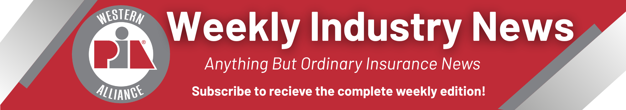 Weekly Industry News — Subscribe HERE