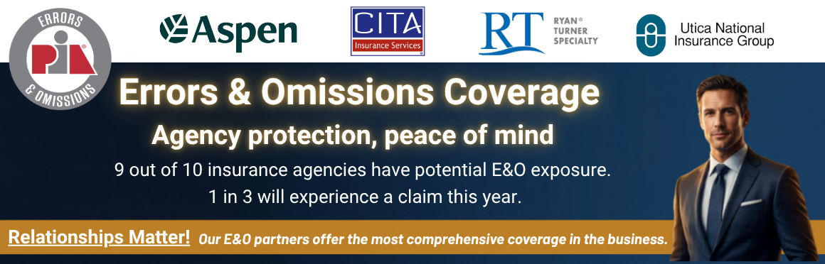 Errors & Omissions Coverage – Agency protection, peace of mind